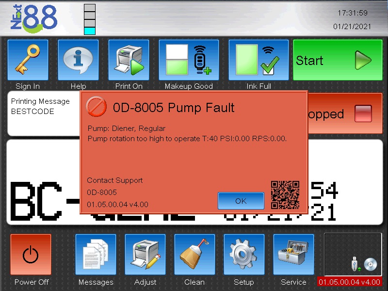 F0D-8005-Pump-Fault BestCode-0D-8007-pump-fault